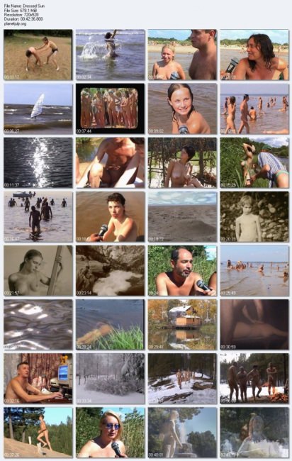 Dressed by the sun - a retro of video of the Ukrainian nudism [Nudism-Planet]