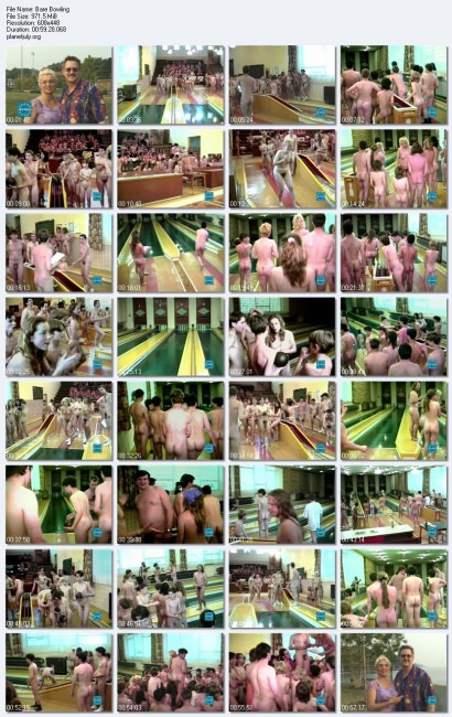 Naked bowling - Family nudism of video [Nudism-Planet]