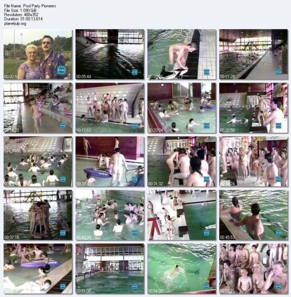 Retro nudism video - FKK Pool Party Pioneers [Nudism-Planet]