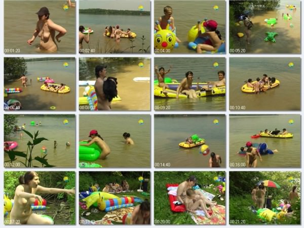 Videos about naked rest on the lake [Nudism-Planet]