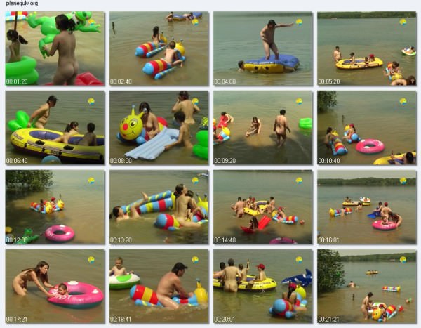 Videos about naked rest on the lake [Nudism-Planet]