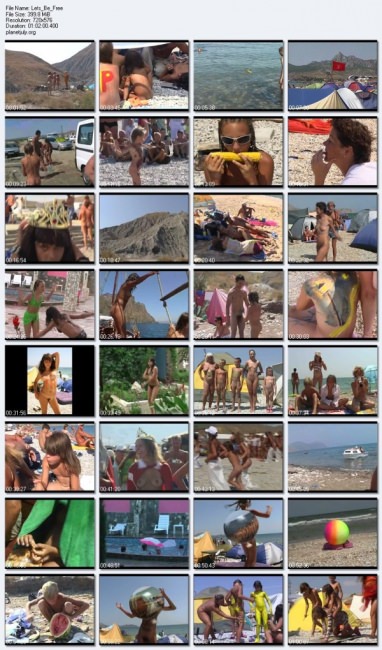 Family nudism on the sea - ABC Lets Be Free video [Nudism-Planet]