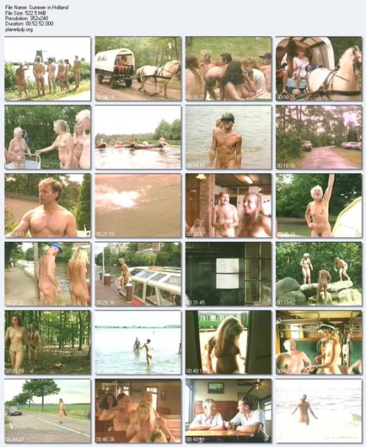 Nudists Holland - summer in Holland, video about a family nudism [Nudism-Planet]