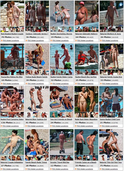 FKK water locations (set 5) - photo materials of the family nudism [Nudism-Planet]