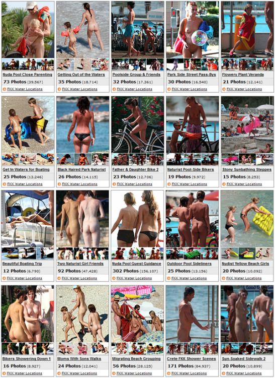 FKK water locations - new galleries of a family nudism in an aquapark [Nudism-Planet]
