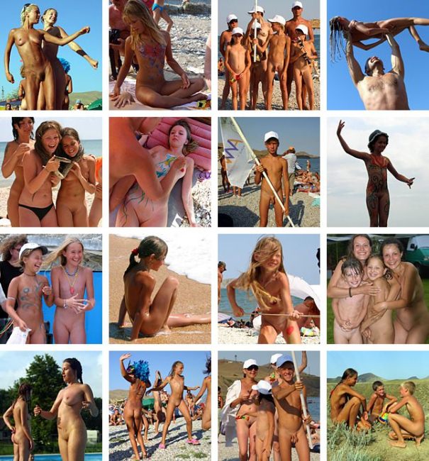 New view on family rest of nudists on the sea [Nudism-Planet]