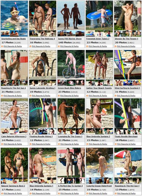 Photo gallery of a nudism of a series - FKK Resorts and Park [Nudism-Planet]