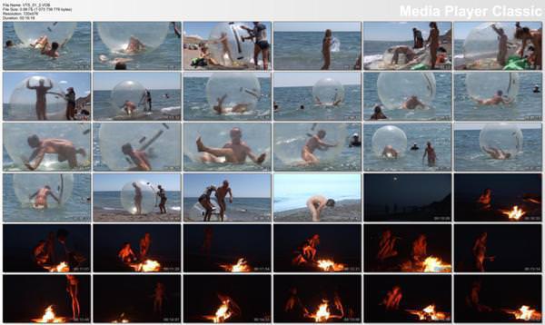 Purenudism video - Great Balls and Naked Fire [Nudism-Planet]