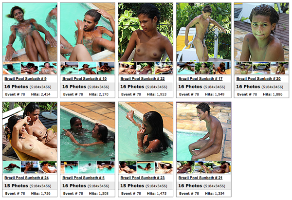 Teenagers nudists at a festival in Brazil [Nudism-Planet]