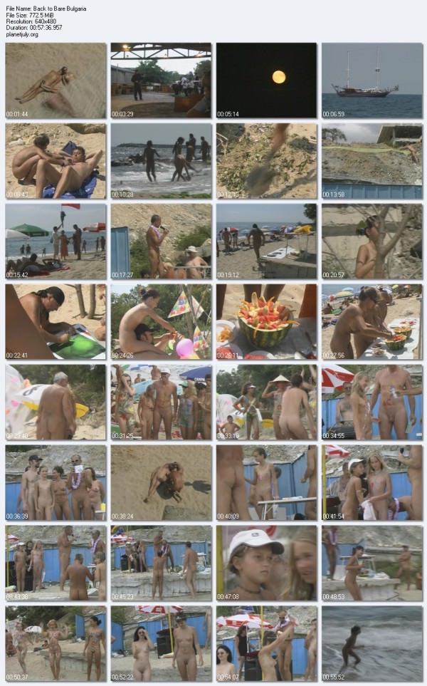 Bulgaria naturism, European wild beaches for nudists of all ages video [Nudism-Planet]